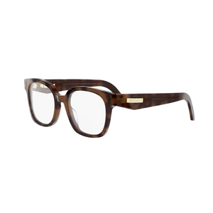 2600 - Shiny Havana with Clear Lenses