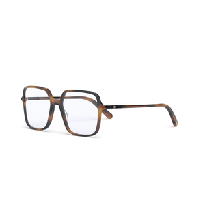 2600 - Shiny Havana with Clear Lenses