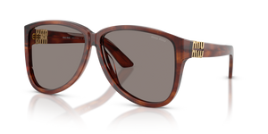 26E80Q - Striped Tobacco with Dark Grey Lenses