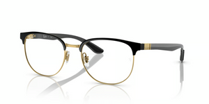 2890 - Black On Gold with Clear Lenses