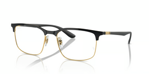 2890 - Black On Gold with Clear Lenses