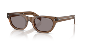 28I03D - Transparent Clay with Grey Lenses