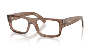 28I1O1 - Brown Transparent with Clear Lenses