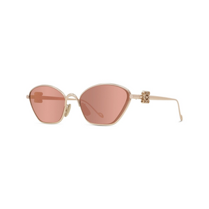 28U - Shiny Rose with Rose Mirror Lenses