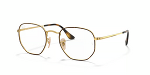 2945 - Havana On Gold with Clear Lenses