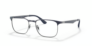 2947 - Blue On Gunmetal with Clear Lenses