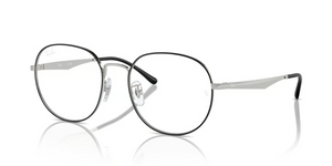 2983 - Black On Silver with Clear Lenses