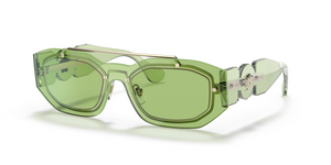 1252/2 - Transparent Light Green with Green Lenses