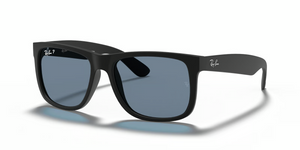 622/2V - Rubber Black with Polarized Blue Lenses