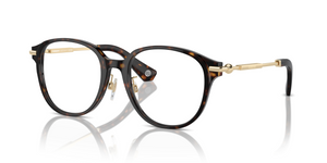 3002 - Dark Havana with Clear Lenses