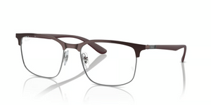 3162 - Brown On Gunmetal with Clear Lenses