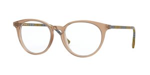 3856 - Transparent Brown with Clear Lenses