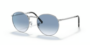 003/3F - Silver with Clear Gradient Blue Lenses