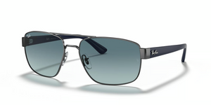 004/3M - Gunmetal with Blue Gradient Grey Lenses