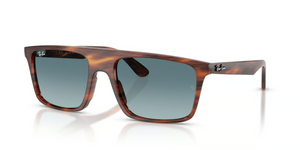 954/3M - Striped Havana with Blue Gradient Grey Lenses