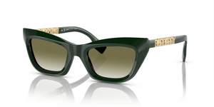 40388E - Green with Clear Gradient Dark Green Lenses