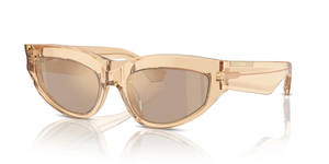 40635A - Brown with Light Brown Mirror Flash Gold Lenses