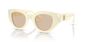406793 - Ivory with Light Brown Lenses