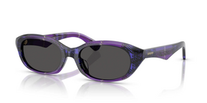 411387 - Check Violet with Dark Grey Lenses