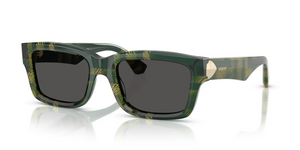 412587 - Check Green with Dark Grey Lenses
