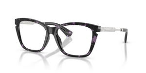 4159 - Violet Havana with Clear Lenses