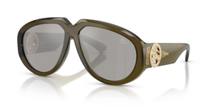 41946G - Green with Light Grey Mirror Silver Lenses