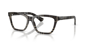 4199 - Grey Check with Clear Lenses