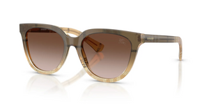 420113 - Check Beige with Brown Gradient Lenses
