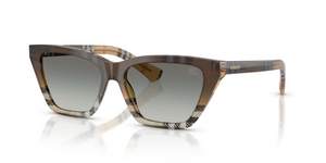 420211 - Check Sand with Grey Gradient Lenses