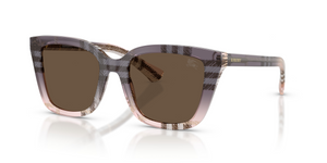 422073 - Check Gradient Rose with Solid Brown Lenses