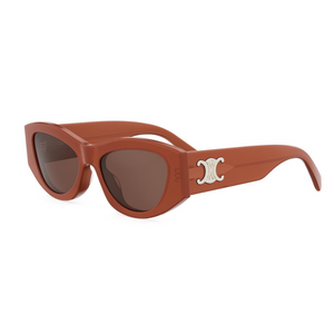 42E - Shiny Orange with Brown Lenses