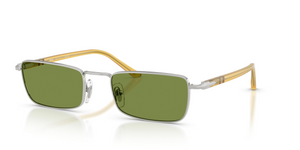 518/4E - Silver with Green Lenses
