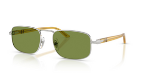 518/4E - Silver with Green Lenses