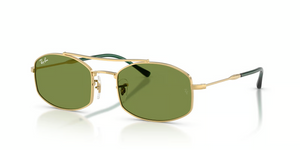 001/4E - Arista Gold with Green Lenses