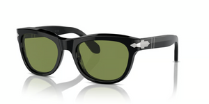 95/4E - Black with Green Lenses
