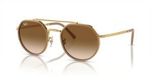 001/51 - Arista Gold with Light Brown Lenses