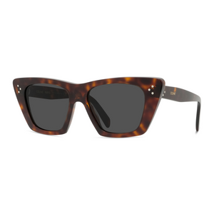 52A - Shiny Dark Havana with Smoke Lenses