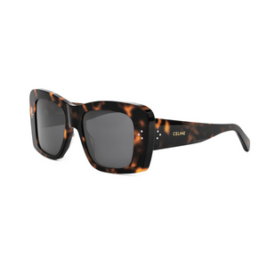 52A - Shiny Havana with Grey Lenses