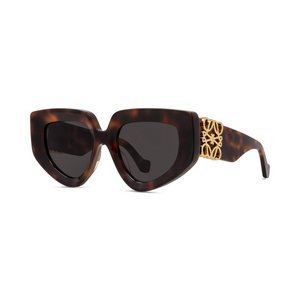 52A - Shiny Havana with Grey Lenses