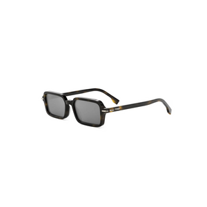52C - Shiny Havana with Silver Mirror Lenses