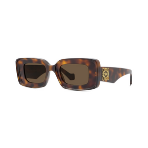 52E - Shiny Dark Havana with Brown Lenses