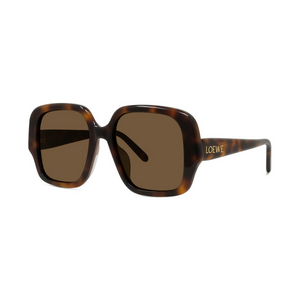 52E - Shiny Havana with Brown Lenses