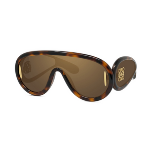 52G - Shiny Havana with Brown Mirror Lenses