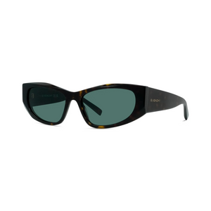 52N - Shiny Dark Havana with Green Normal Lenses