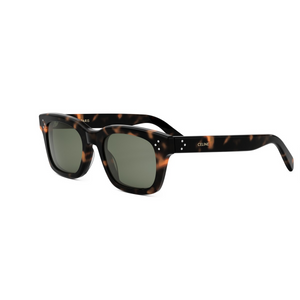 52N - Shiny Havana with Green Lenses