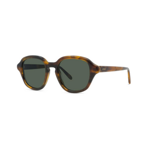 52N - Shiny Havana with Green Lenses