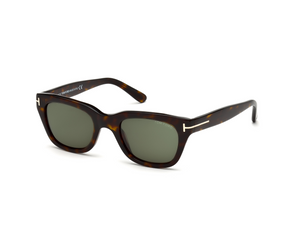52N - Dark Havana with Green Lenses