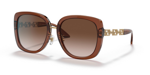 532413 - Transparent Brown with Brown Gradient Lenses