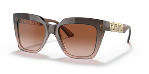 533213 - Brown Transparent Gradient Beige with Brown Gradient Lenses