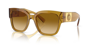 53472L - Transparent Honey with Light Yellow Gradient Ochre Lenses